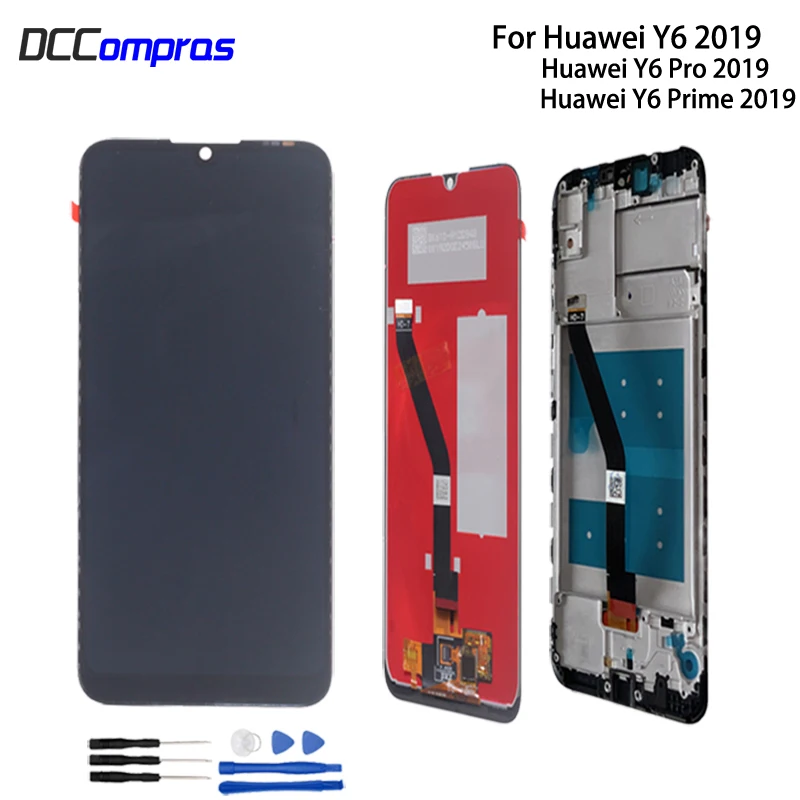 ЖК-дисплей с сенсорным экраном для Huawei Y6 2019 Prime pro оригинальный экран запчасти