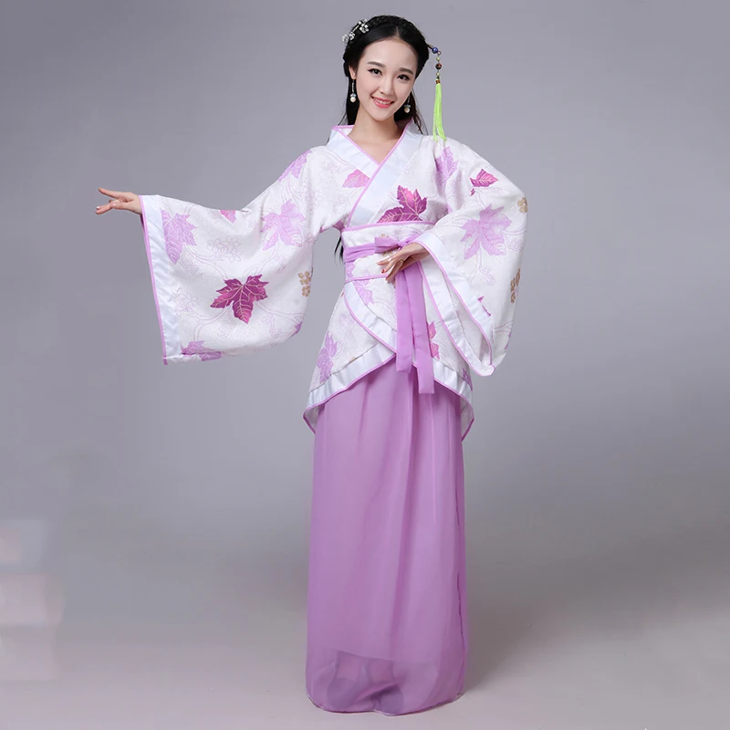 Ханьфу народное платье для женщин Древний китайский костюм династии Тан Стиль Необычные Vestidos винтажные вечерние танцевальные праздничные наряды - Цвет: Color 4 Suit