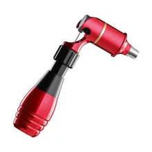 1 шт. профессиональная Красная оболочка ротационная тату-машинка для вкладышей и шейдеров сплав 2 в 1 гибридная Перманентная ручка для макияжа для боди-арта