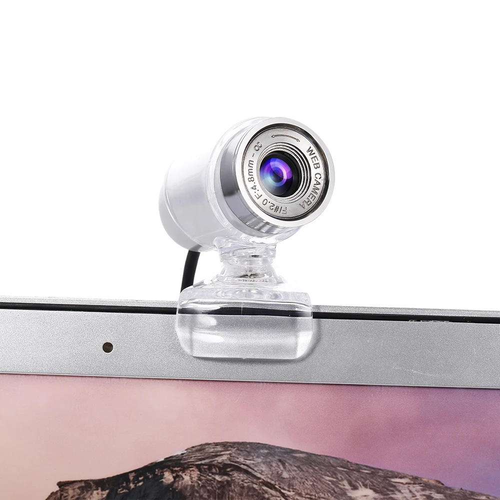 USB веб-камера для компьютера 480P ручная фокусировка без диска с Аудиоразъемом 3 5 мм