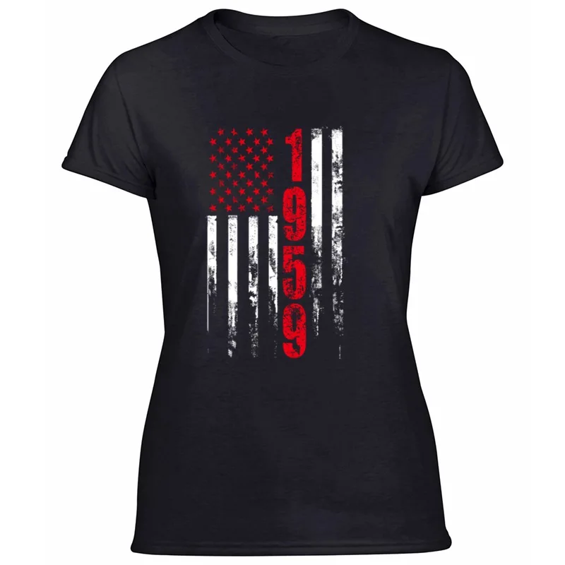 

959 - T - Shirt For American Who Was Born In T Shirt For Women Humorous Harajuku Adult Tshirts O-Neck Short-Sleeve Camisas Shirt