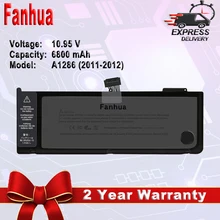 

Fanhua Laptop Battery for Apple Macbook Pro 15" A1286 A1382 2011 2012 Version, MB985 MC721 MC723 MC847 MD103 MD104 MD318 MD322