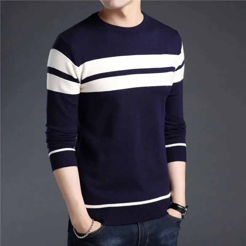 New Fashion Spring Autumn men Wool Pullovers Men Sweaters Pullover men colorful sweater O-Neck