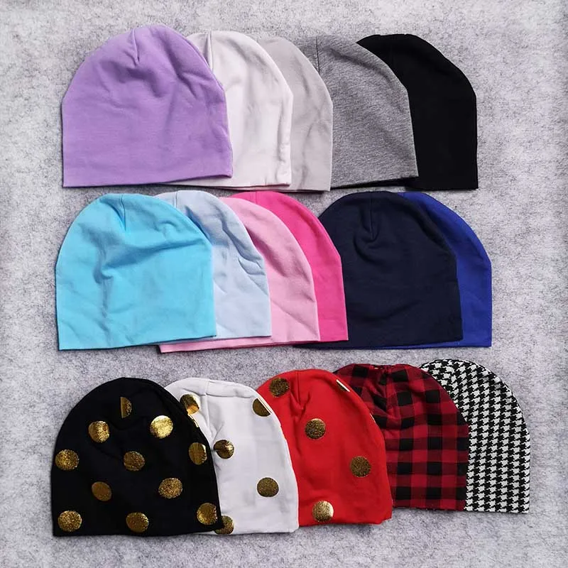 Хлопковые шапки и кепки для новорожденных мальчиков и девочек, унисекс, для детей 0-5 месяцев, мягкие одноцветные шапки Skullies Beanies, аксессуары для новорожденных