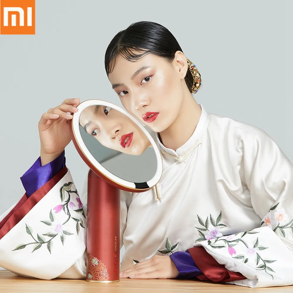 

Xiaomi AMIRO Magnifier 8 Inch Makeup Mirror Sunlight LED Light On/Off Smart Sensor Forbidden City Joint Gift Box Version Mirrors