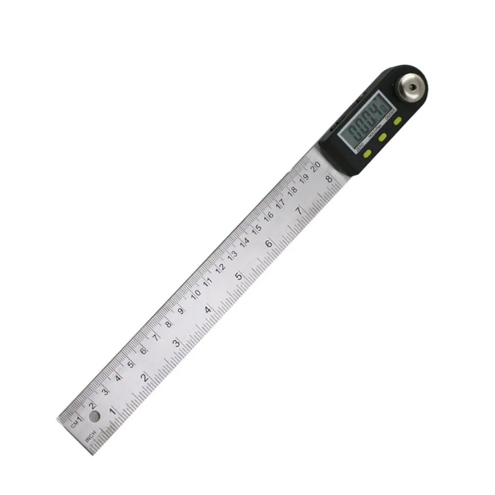 

200mm Digital Protractor Inclinometer Goniometer Level Measuring Instrument Electronic Angle Gauge Stainless Steel Angle Ruler