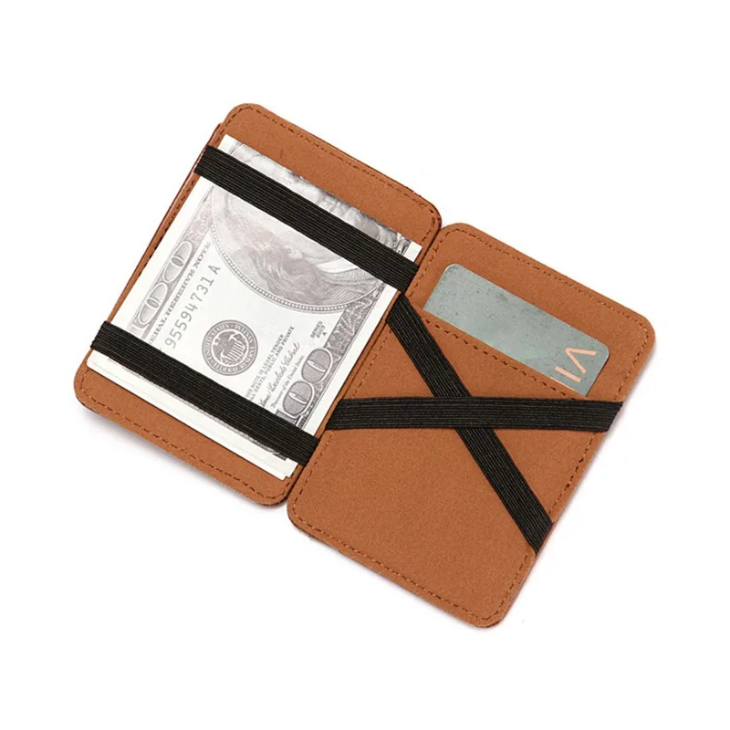 Новинка тонкий мягкий мужской кошелек из искусственной кожи Кредитная карта, RFID держатель возможность хранения нескольких карт карман на молнии Бизнес карты порте