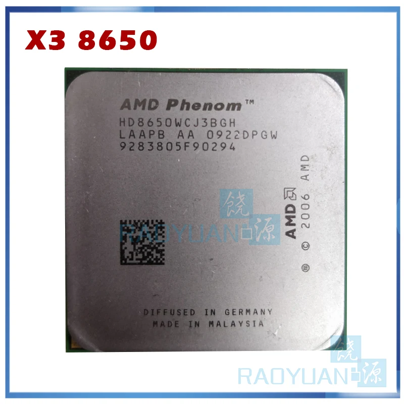 AMD Phenom X3 8650, CPU de escritorio de Triple núcleo 2,3 GHz, enchufe ...