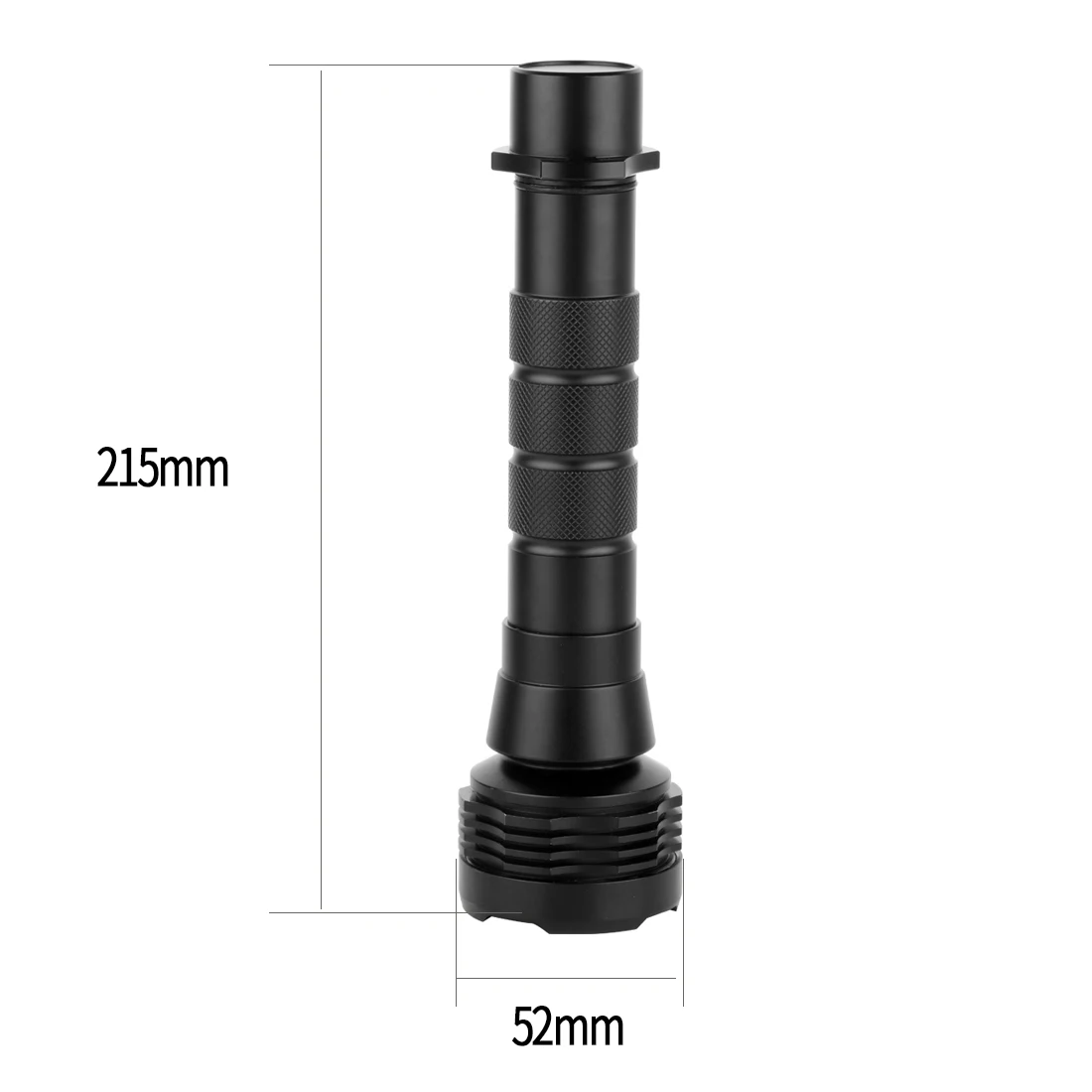 2000LM flashlight 1000LM 2000LM светодиодный водонепроницаемый светильник-вспышка для дайвинга подводный светильник-вспышка с 1 дюймовой шаровой головкой для экшн-камеры Gopro - Цвет: 2000LM flashlight