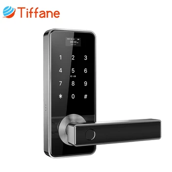 

Smart Fingerprint Door Lock Safe Digital Electronic Lock with LED screen, Password RFID Card Unlock For Home Security