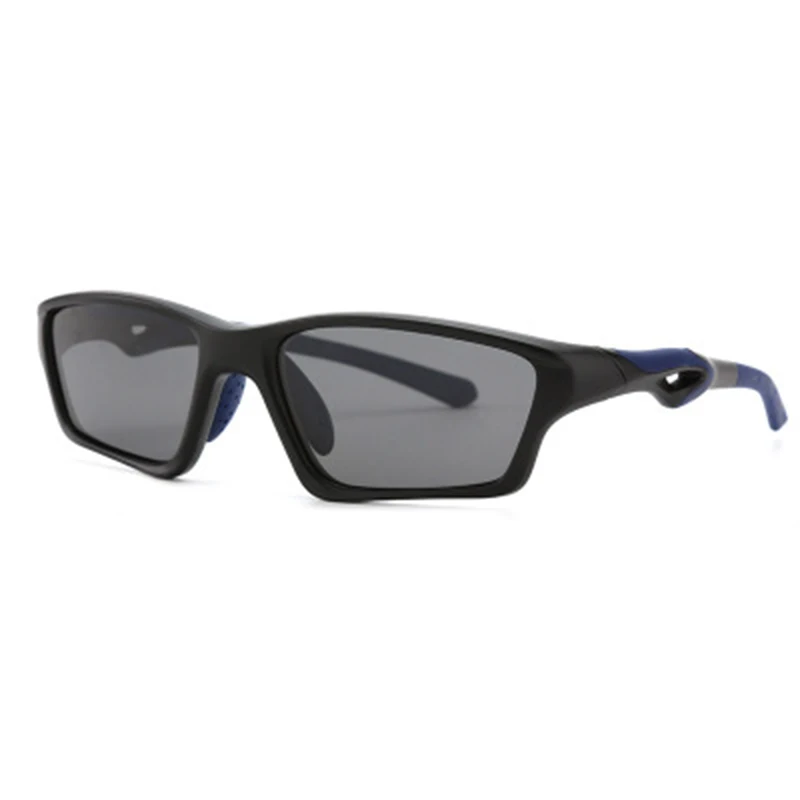 Polarized Sports Glasses Frame Men Driving Basketball Eyeglasses Man Anti Explosion Prescription Spectacles High Quality - Цвет оправы: black blue Polarized