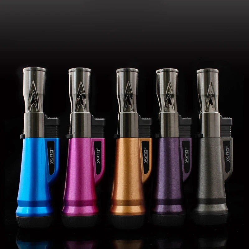 

Portable Cigarette Cigar Lighters Mini Torch Jet Lighters Butane Gas Lighter Ignition Tool Smoking Accessories Gadgets For Men