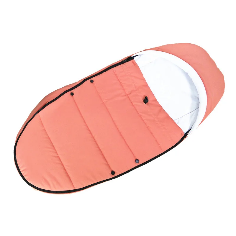 Pink footmuff Зимние аксессуары для детских колясок; Защитное детское ножки или спальный мешок для колясок Babyzen YOYO BUGABOO BEE5 Cybex детский ходунок Goodbaby, Chicoo детская коляска - Цвет: Pink footmuff