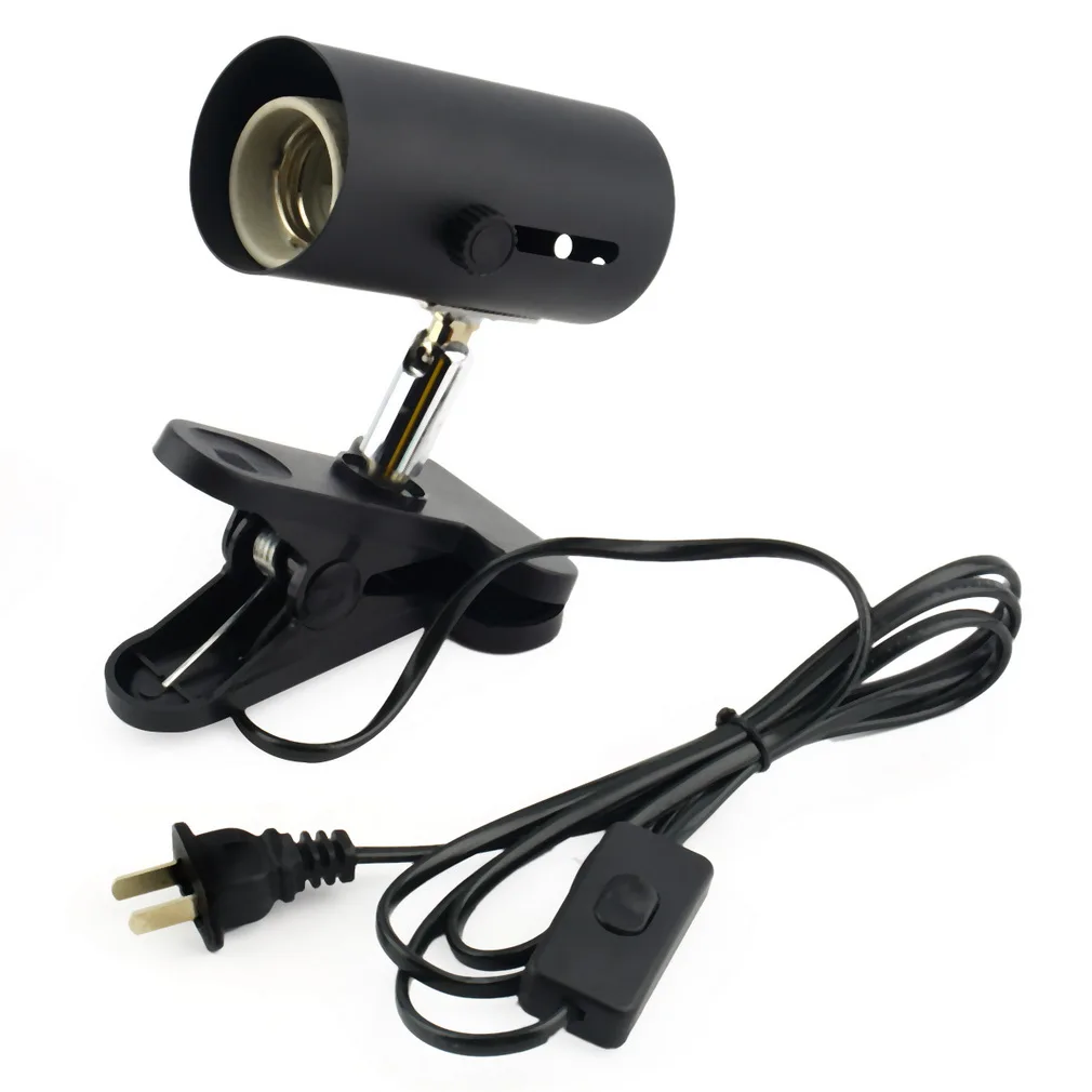 

hot Aquarium Reptile Light Holder Clamp Heat Lamp Stand Ceramic Infrared Emitter