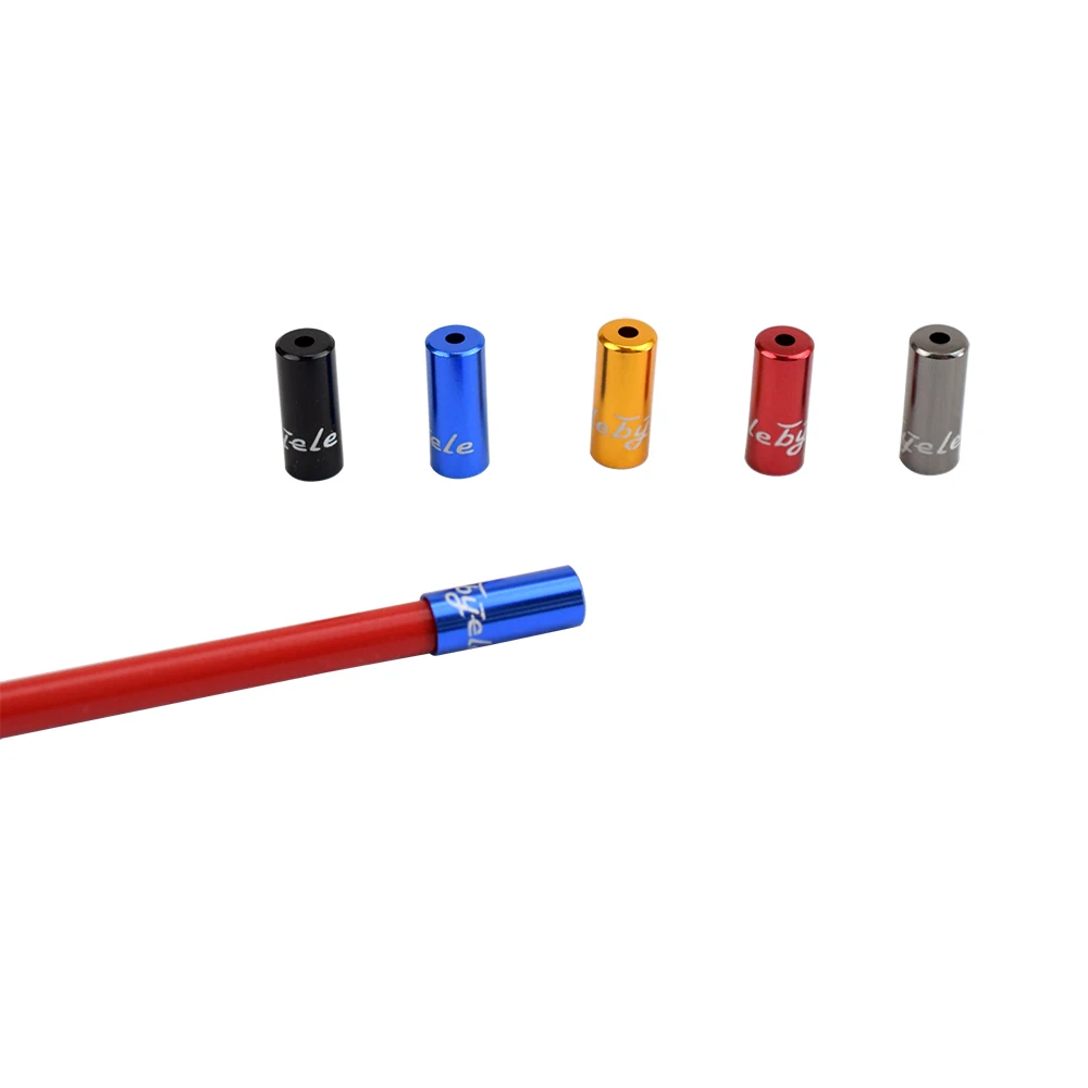 

Alloy Mountain Bike Brake Housing Caps 4mm 5mm Aluminum Cycling Accessories Road MTB Bicycle Shift Cable End Caps 10pcs/Lot