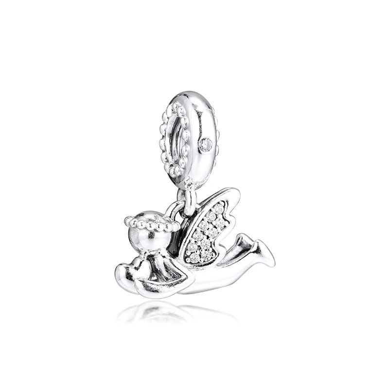 

CKK Fits Pandora Bracelet Angel of Love Dangle Charm for Jewelry Making Charms Silver 925 Original Bead