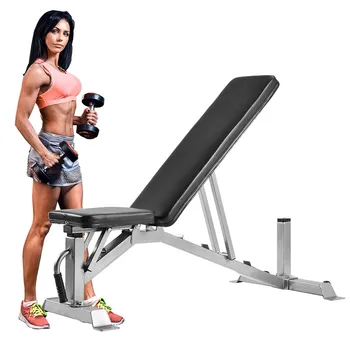 

Deluxe Utility Weight Bench for Weightlifting and Strength Training Adjustable Sit Up AB Incline Bench Gym Home Equipment