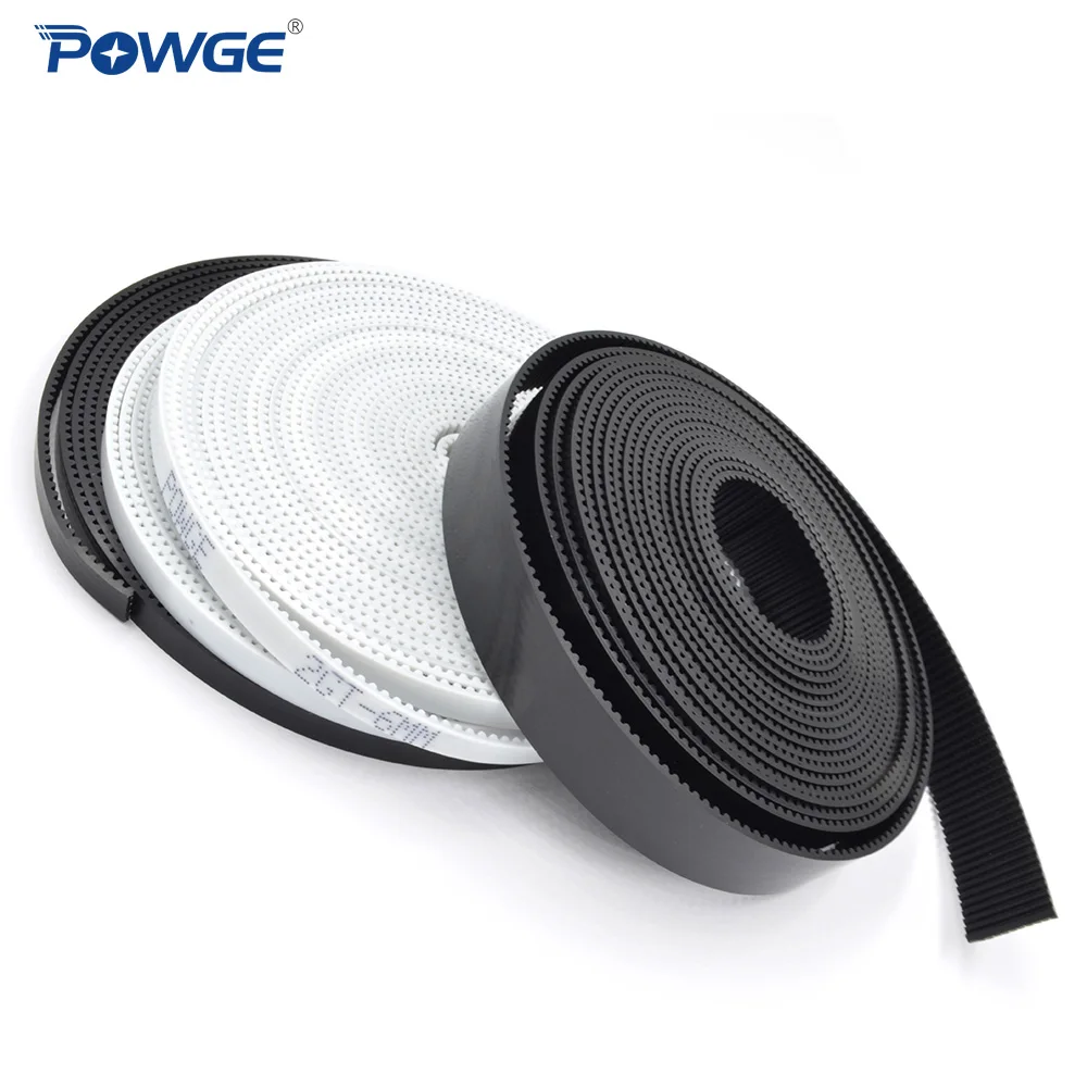 2GT Open synchronous belt 2GT-6 width 4/6/9/10/15mm polyurethane Steel PU GT2 Timing belt Small backlash 3D printer synchronous belt transmission drive belt rubber belt