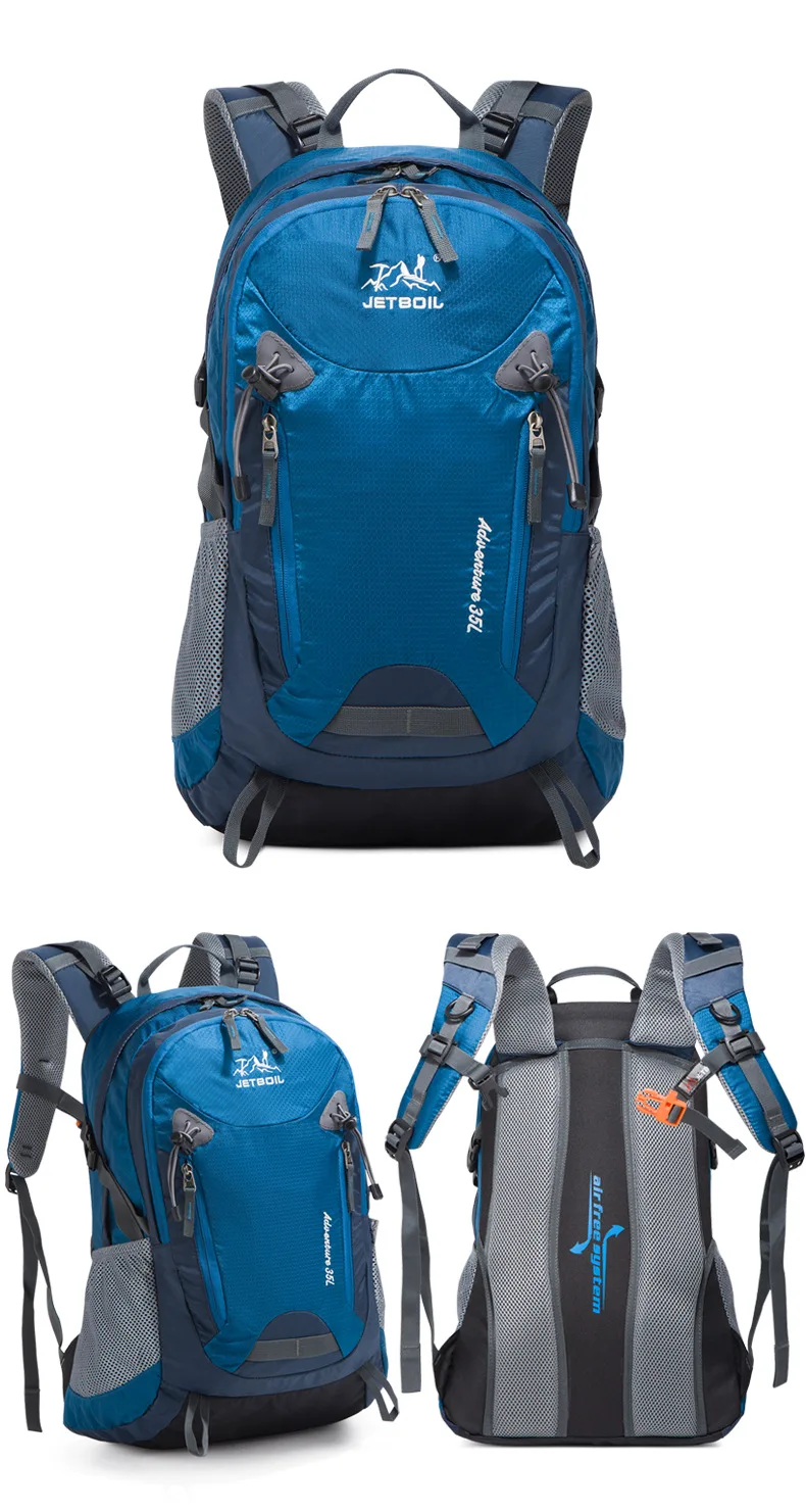 ZAANU Sac à Dos d'escalade étanche 40L Sac de Sport de Plein air Sac à Dos de Voyage Camping randonnée Sac à Dos Femmes Sac de Trekking (Rouge 40l 30