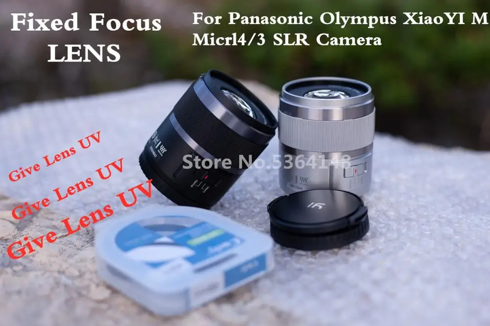 42,5 мм F1.8 объектив с фиксированным фокусным расстоянием для экшн-камеры XiaoYI M1 для цифрового фотоаппарата Panasonic GF6 GF7 GF8 GF9 GF10 GX85 G85 для цифровой камеры Olympus E-PL9 E-M5Mark II E-M10 Mark II
