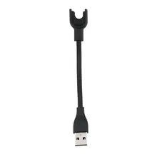 Высокое качество Портативный ТПУ Smart Cover заряжатель USB браслета кабель черный wearable devices(носимое устройство) 13 см 5V Для xiaomi mi band 2/mi band 2