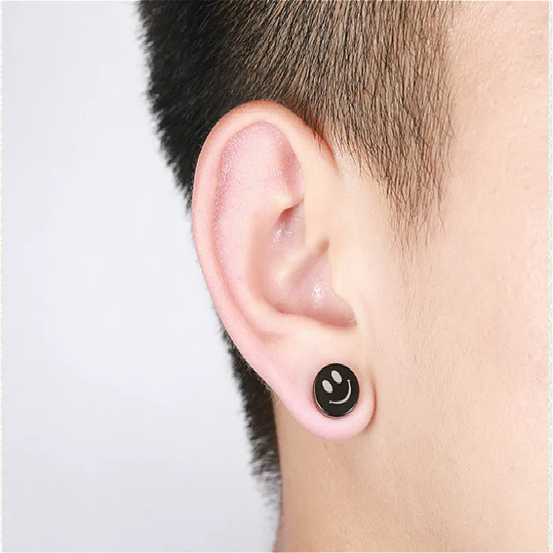 

2019 Pattern Magnet Stud Earrings No Ear Hole Gift Popular Lovers Jewelry Wholesale Men Simple Accessories Fashion Cheap