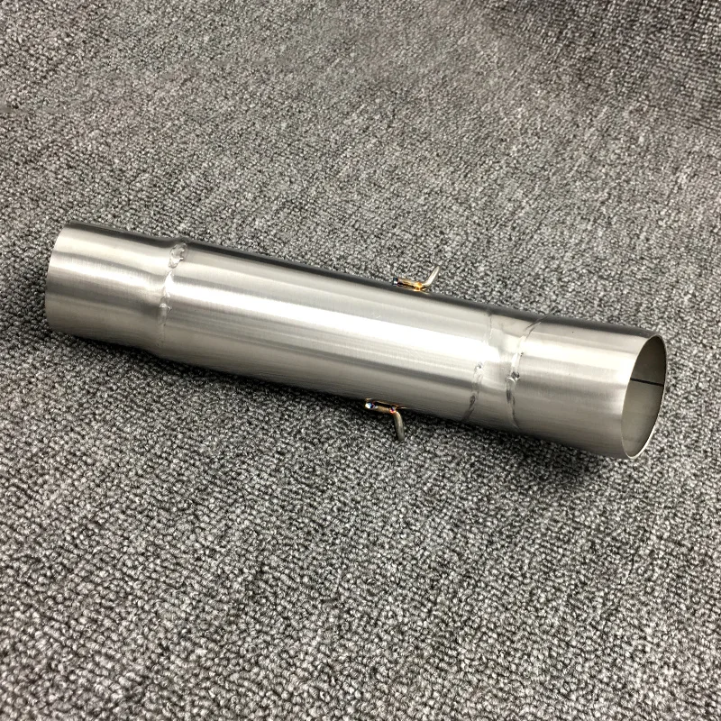 Motor Exhaust Pipe Escape Modified Middle Link Pipe Muffler (3)
