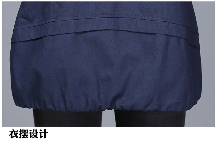 M-4XL Высококачественная Женская куртка новинка осень весна пальто с длинными рукавами плюс размер ветровка с капюшоном на молнии Женская куртка NW2156