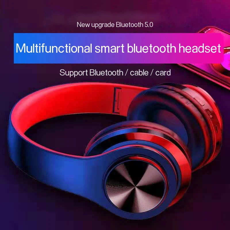 Caridite Hot Sale Bluetooth Headphone Wireless Deep Bass B3 Gaming Anchor Use Wireless Headband Mobile Phone Bluetooth Earphone