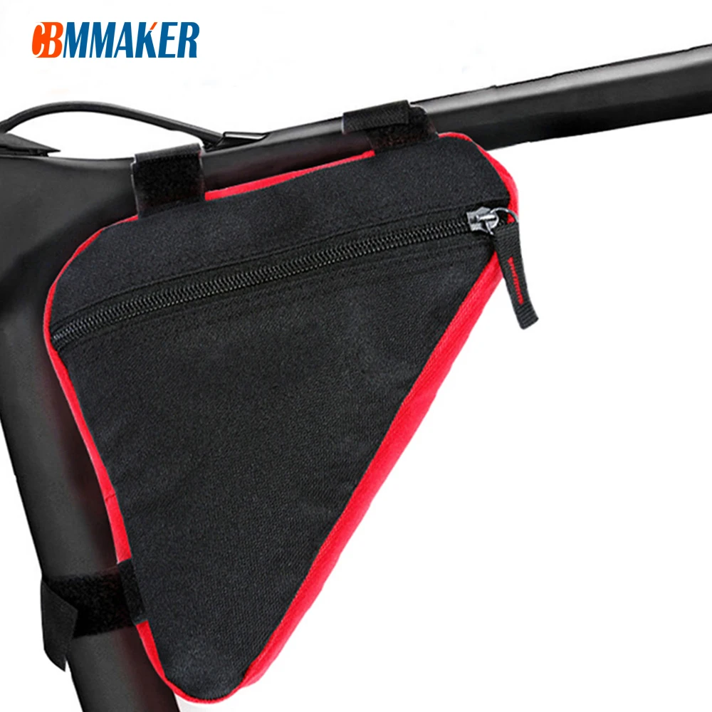 Frame-Holder Pouch Bicycle-Bags Front-Tube-Frame Bike Phone Triangle Waterproof Cbmmaker