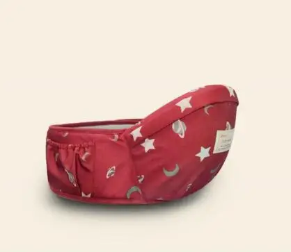 wine red star Sept Хипсит для переноски детей дети младенец бедра сиденье 70-120 см пояс талии табурет ходунки Детские слинг держать поясной ремень эргономичный - Цвет: wine red star