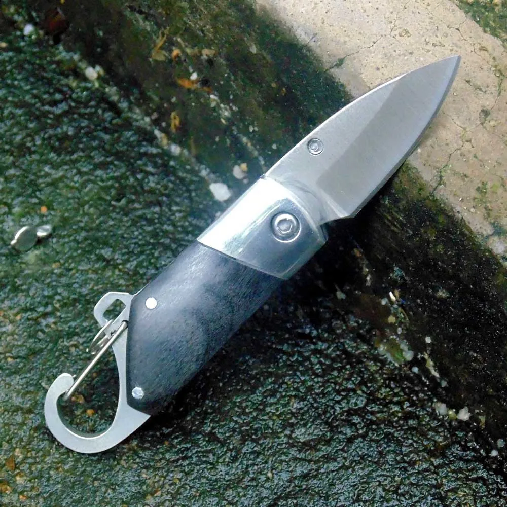 Деревянная ручка складной нож открывалка для кемпинга выживания аварийная Самозащита мини-меч деревянная ручка высокая твердость сталь острый