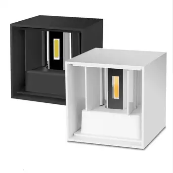 

Modern Brief Cube Adjustable Surface Mounted 8W10W LED Wall Lamp Outdoor Waterproof IP65 Aluminum Wall Light Garden Light Sconce