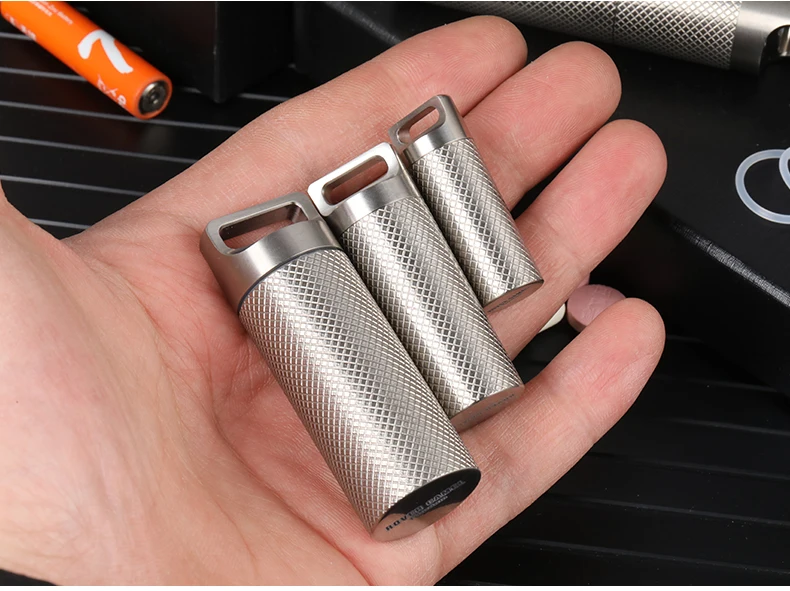 Portátil de Titânio à Prova Case para Viagem ao ar Rover Camelo Mini Pílula Caixa Recipiente Dwaterproof Água Chaveiro Titular Pequeno Livre Edc 4 Rover camelo edc mini pílula caixa recipiente