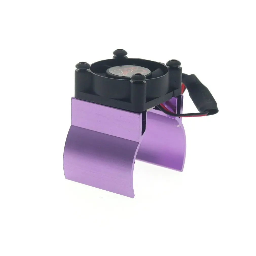 Автомобильный двигатель RC Heatsink 550 540 двигатель одиночные вентиляторы охлаждения сплав радиатор для Traxxas RC4WD Tamiya Axial SCX10 D90 HPI автомобиля - Цвет: Темный хаки