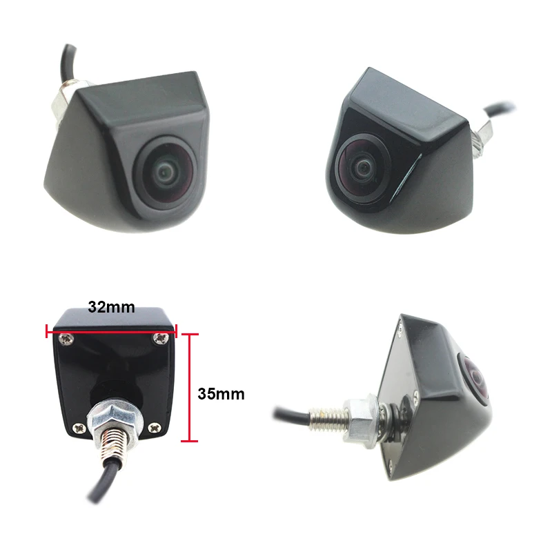 5 inch AHD Monitor 1024x600 With 170&deg; 1280x720P Starlight Night Vision Front Side AHD Reverse Rear View Camera Full HD Fisheye