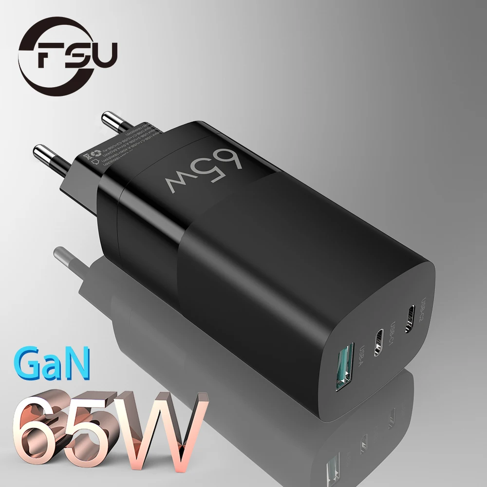Устройство зарядное сетевое с портом USB Type C и QC 3 0 65 Вт|Зарядные устройства| |