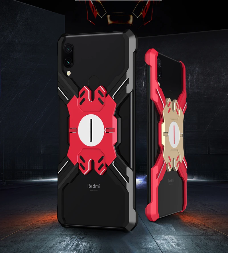 Чехол для Xiaomi Redmi Note 7, чехол для Redmi K20 Pro, защитный чехол, металлический алюминиевый каркас, противоударный чехол для телефона