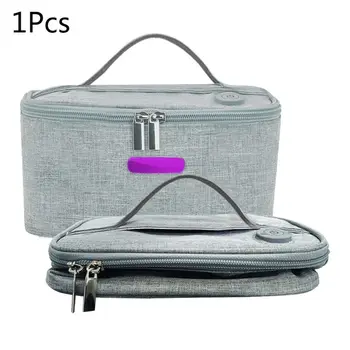 

LED UVC Sterilizing Bag Portable Disinfection Foldable Organizer Sterilization for Baby Bottle Toothbrush Underwear Keep Clean