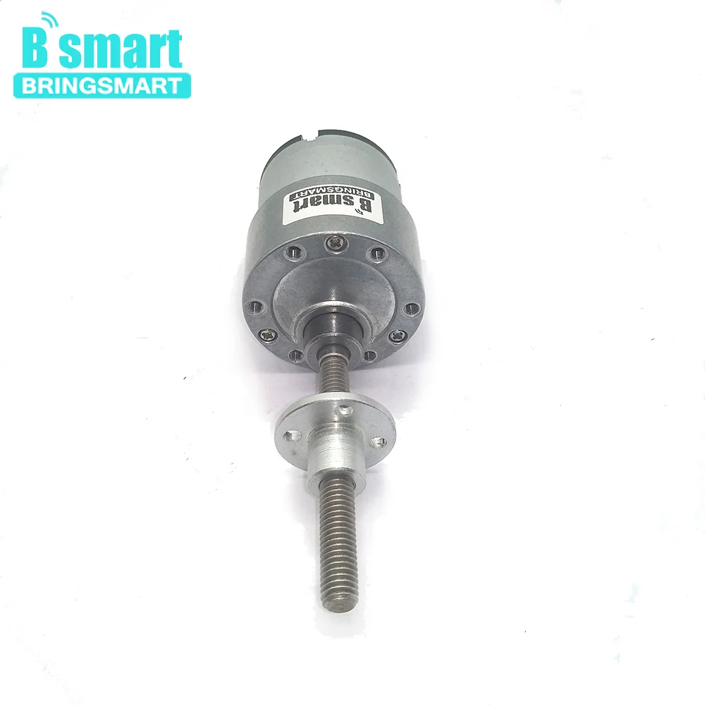 Bringsmart 12V Electirc длинный вал для мотора DC мотор 6V резьбовой вал для DIY частей JGB37-520 с фланцем