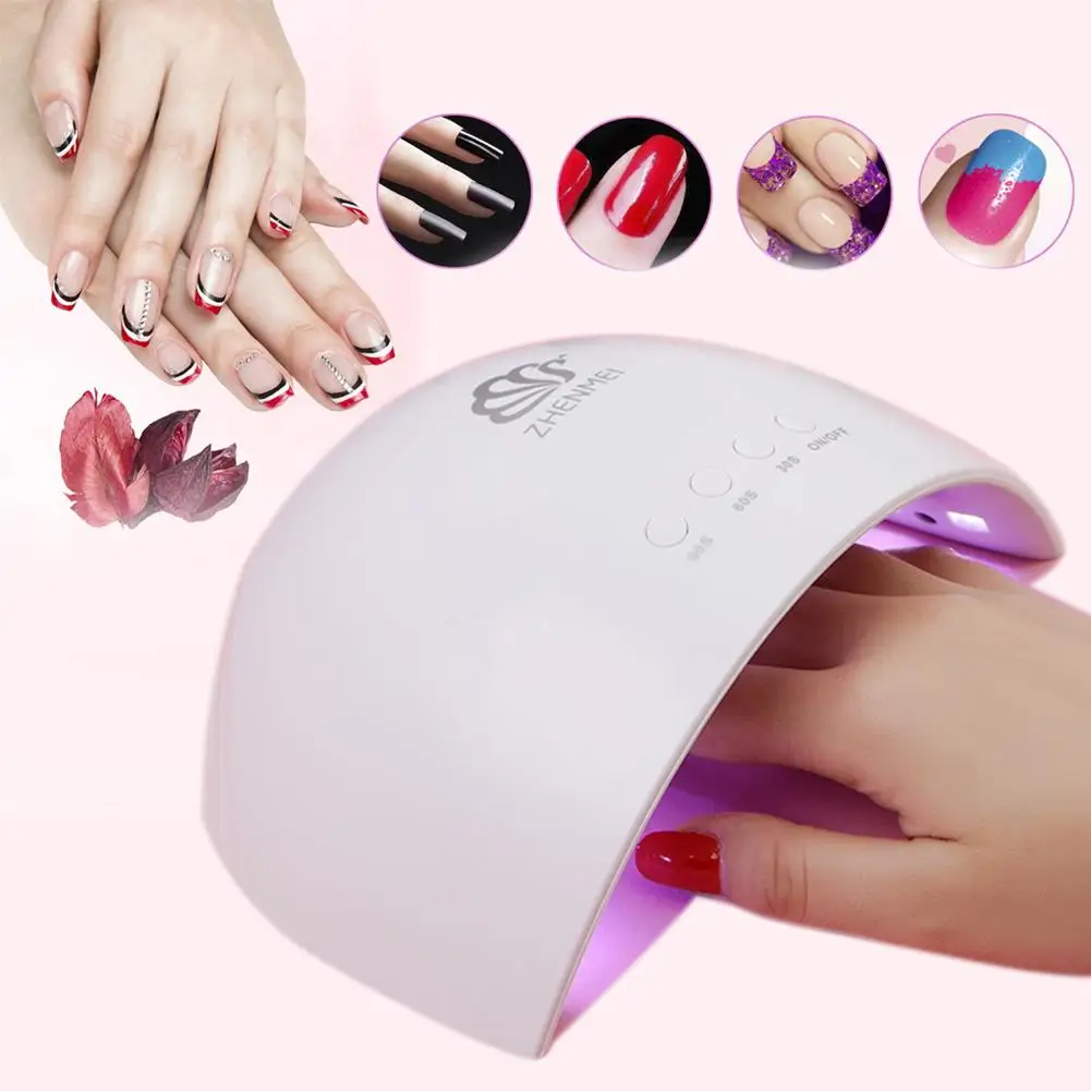 

24W UV Lamp LED Nail Lamp For Nails All Gel Polish Nail Dryer Auto Sensor Wireless Led Light Nail Art Manicure Tools