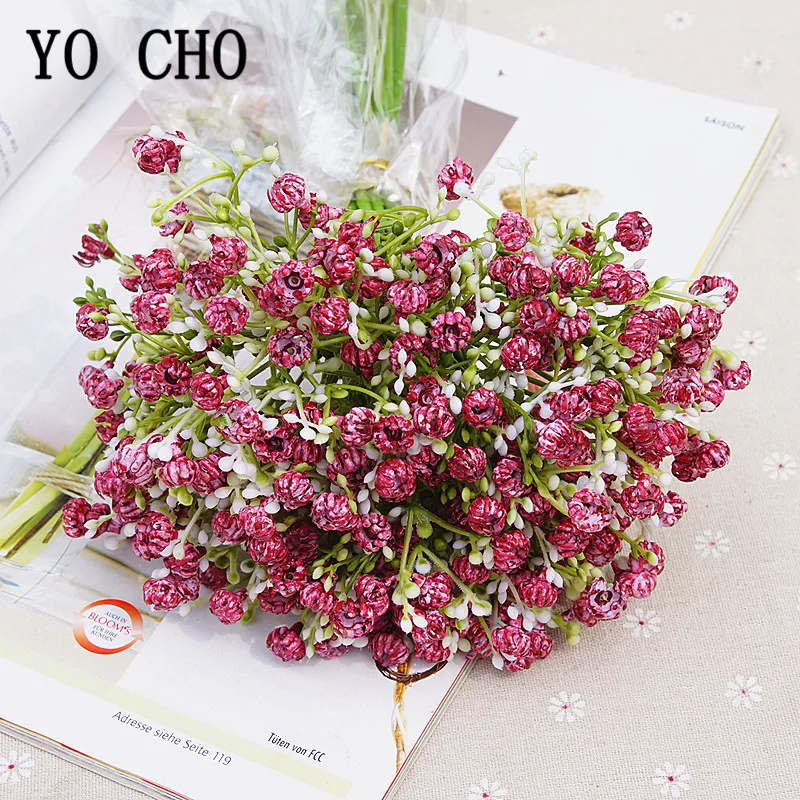 Йо Чо Поддельные Свадебный букет цветов babysbreat Свадебный букет для подружки невесты искусственный цветок свадьба украшение дома