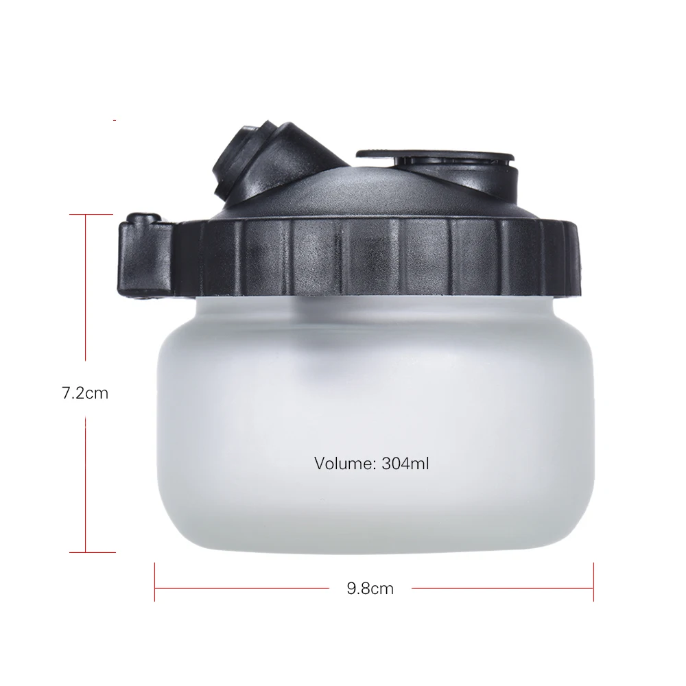 

TD-888A Airbrush Cleaning Pot Clean Paint Jar Air Brush Holder 304ml