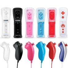 Built-in Motion Plus Gamepad for Nintendo Wii Nunchuk Wireless Remote Controller for Nintend Wii with Silicone Case Joystick Joy
Built-in Motion Plus Gamepad for Nintendo Wii Nunchuk Wireless Remote Controller for Nintend Wii with Silicone Case Joystick Joy
