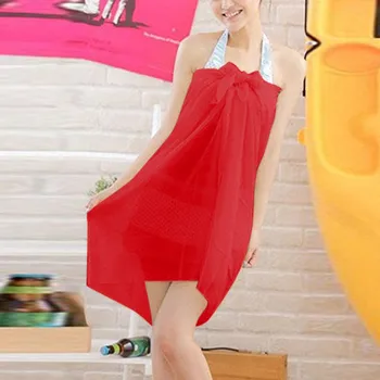 

Women fashion solid Chiffon Swimwear Pareo Beach Cover Up Wrap Kaftan Sarong swimwear women swimsuit beach dress pareos cape