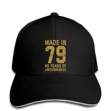 Сделано в 79 40 лет Aweso мужчин ess 40Th день рождения мужчин бейсболка S snapback шляпа пиковая