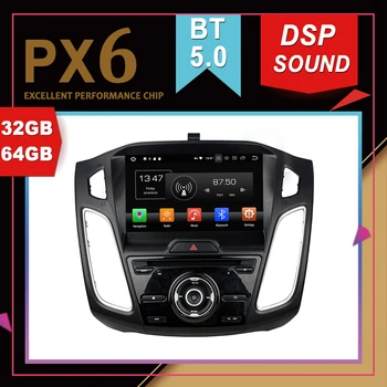 

PX6 Excellent Performance Android 9.0 Car Multimedia GPS For FORD Focus 2015-2018 DSP Sound Navigation Recorder Car Radio Player