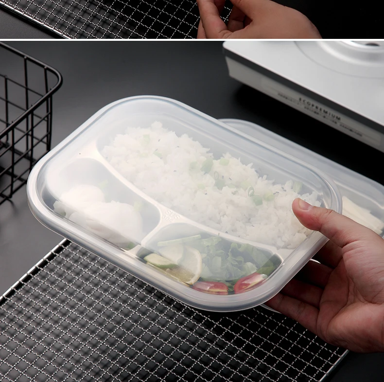 VandHome японский Bento Box 304 нержавеющая сталь металлический Ланч-бокс с отделениями детский пищевой контейнер коробка для школы пикника набор