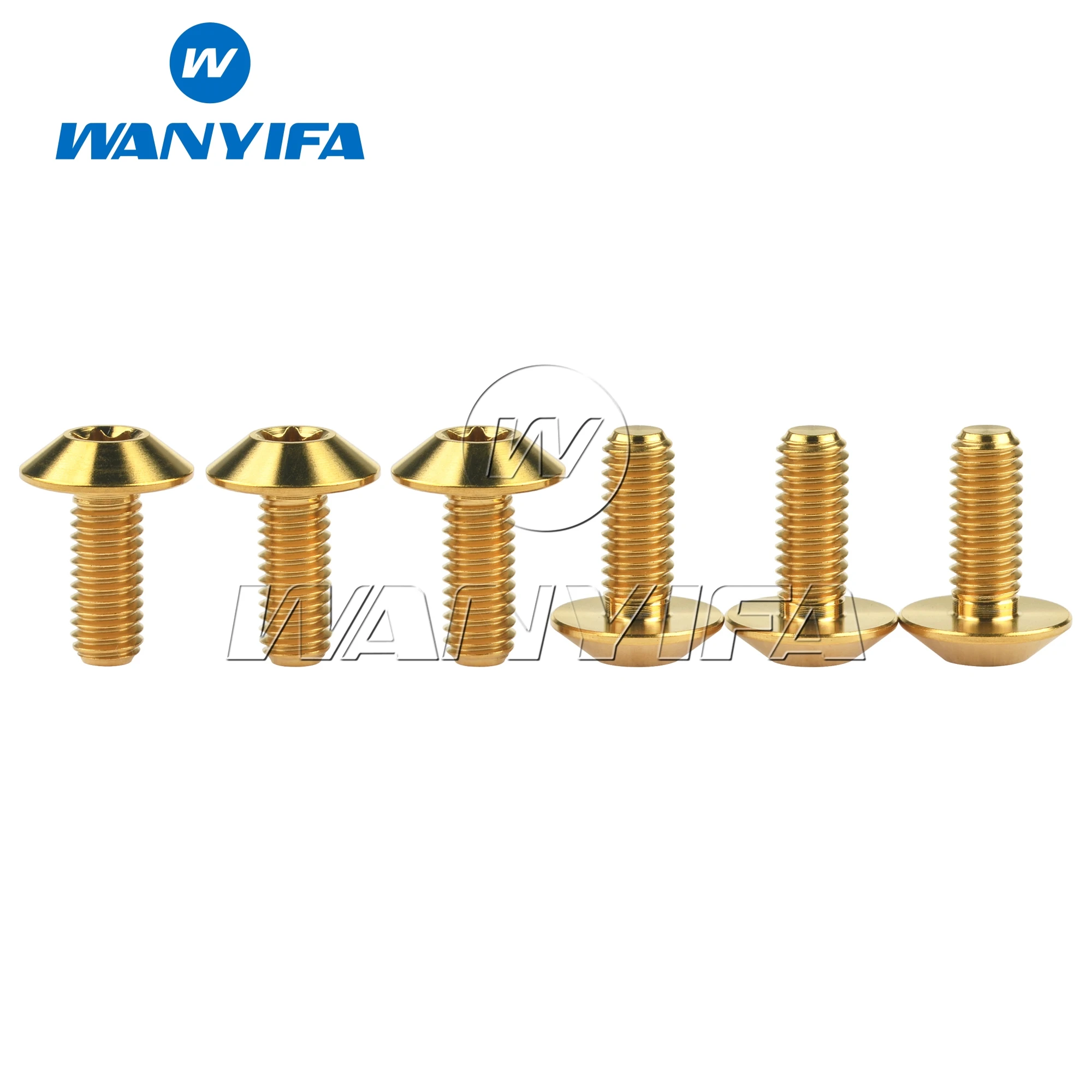 15 20mm T30 Wanyifa Motor Bicicleta Parafusos Parafusos 6 pçs lote