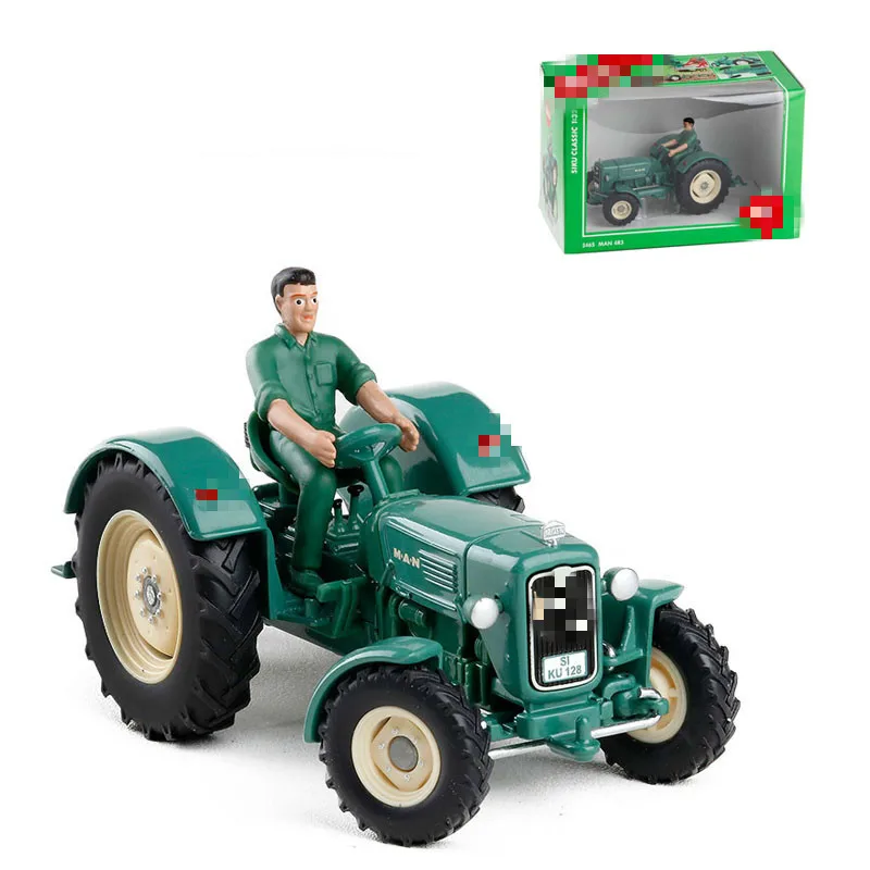 Nueva oferta специальный металлический fundido 1/32 трактор с сопротивлением modelo de juguete para los nivienos